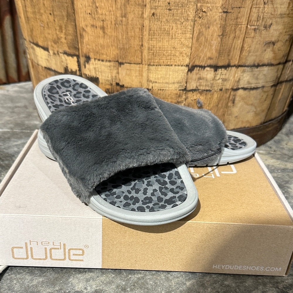 Hey Dude Peggy Grey Cheetah